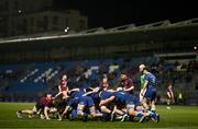 4 January 2025; A general view of a scrum during the friendly match between Ireland U20 and Leinster Development XV at Energia Park in Dublin. Photo by Ben McShane/Sportsfile