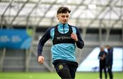 10 January 2025; Simon Power during a St Patrick's Athletic pre-season training session at the National Indoor Arena on the Sport Ireland Campus in Dublin. Photo by Stephen McCarthy/Sportsfile