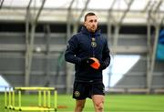 10 January 2025; Head of performance Graham Byrne during a St Patrick's Athletic pre-season training session at the National Indoor Arena on the Sport Ireland Campus in Dublin. Photo by Stephen McCarthy/Sportsfile