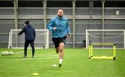10 January 2025; Ryan McLaughlin during a St Patrick's Athletic pre-season training session at the National Indoor Arena on the Sport Ireland Campus in Dublin. Photo by Stephen McCarthy/Sportsfile
