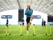 10 January 2025; Ryan McLaughlin during a St Patrick's Athletic pre-season training session at the National Indoor Arena on the Sport Ireland Campus in Dublin. Photo by Stephen McCarthy/Sportsfile