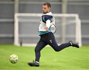 10 January 2025; Aaron Bolger during a St Patrick's Athletic pre-season training session at the National Indoor Arena on the Sport Ireland Campus in Dublin. Photo by Stephen McCarthy/Sportsfile