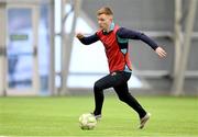10 January 2025; Brandon Kavanagh during a St Patrick's Athletic pre-season training session at the National Indoor Arena on the Sport Ireland Campus in Dublin. Photo by Stephen McCarthy/Sportsfile