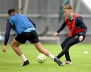 10 January 2025; Brandon Kavanagh during a St Patrick's Athletic pre-season training session at the National Indoor Arena on the Sport Ireland Campus in Dublin. Photo by Stephen McCarthy/Sportsfile