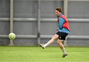 10 January 2025; Axel Sjoberg during a St Patrick's Athletic pre-season training session at the National Indoor Arena on the Sport Ireland Campus in Dublin. Photo by Stephen McCarthy/Sportsfile