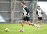 10 January 2025; Anto Breslin during a St Patrick's Athletic pre-season training session at the National Indoor Arena on the Sport Ireland Campus in Dublin. Photo by Stephen McCarthy/Sportsfile