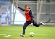 10 January 2025; Brandon Kavanagh during a St Patrick's Athletic pre-season training session at the National Indoor Arena on the Sport Ireland Campus in Dublin. Photo by Stephen McCarthy/Sportsfile