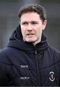 11 January 2025; Errigal Ciarán manager Enda McGinley before the AIB GAA Football All-Ireland Senior Club Championship semi-final match between Dr Crokes and Errigal Ciarán at Cedral St Conleth's Park in Newbridge, Kildare. Photo by Piaras Ó Mídheach/Sportsfile