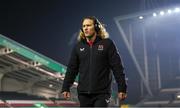 11 January 2025; Werner Kok of Ulster walks the pitch before  the Investec Champions Cup Pool 1 match between Leicester Tigers and Ulster at Mattioli Woods Welford Road in Leicester, England. Photo by Harry Murphy/Sportsfile