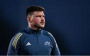 11 January 2025; Fineen Wycherley of Munster before the Investec Champions Cup Pool 3 match between Munster and Saracens at Thomond Park in Limerick. Photo by Seb Daly/Sportsfile