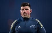 11 January 2025; Fineen Wycherley of Munster before the Investec Champions Cup Pool 3 match between Munster and Saracens at Thomond Park in Limerick. Photo by Seb Daly/Sportsfile