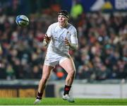 11 January 2025; Jude Postlewaite of Ulster during the Investec Champions Cup Pool 1 match between Leicester Tigers and Ulster at Mattioli Woods Welford Road in Leicester, England. Photo by Harry Murphy/Sportsfile