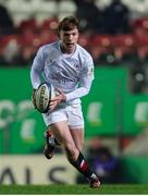 11 January 2025; Jack Murphy of Ulster during the Investec Champions Cup Pool 1 match between Leicester Tigers and Ulster at Mattioli Woods Welford Road in Leicester, England. Photo by Harry Murphy/Sportsfile