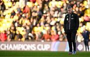 12 January 2025; Stade Rochelais head coach Ronan O'Gara before the Investec Champions Cup Pool 2 match between Stade Rochelais and Leinster at Stade Marcel Deflandre in La Rochelle, France. Photo by Brendan Moran/Sportsfile