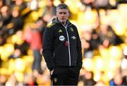 12 January 2025; Stade Rochelais head coach Ronan O'Gara before the Investec Champions Cup Pool 2 match between Stade Rochelais and Leinster at Stade Marcel Deflandre in La Rochelle, France. Photo by Brendan Moran/Sportsfile