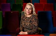16 January 2025; Ursula Jacob sits for a portrait during the launch of TG4's award-winning Laochra Gael series at the Light House Cinema in Dublin. The Gaelic sport biography series returns with eight new GAA legends profiled for Season 23. Photo by Seb Daly/Sportsfile