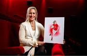 16 January 2025; Bríd Stack sits for a portrait during the launch of TG4's award-winning Laochra Gael series at the Light House Cinema in Dublin. The Gaelic sport biography series returns with eight new GAA legends profiled for Season 23. Photo by Seb Daly/Sportsfile
