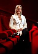16 January 2025; Bríd Stack sits for a portrait during the launch of TG4's award-winning Laochra Gael series at the Light House Cinema in Dublin. The Gaelic sport biography series returns with eight new GAA legends profiled for Season 23. Photo by Seb Daly/Sportsfile