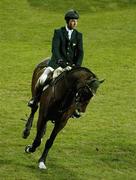 24 August 2004; Ireland's Cian O'Connor on Waterford Crystal, in action during the third round of the Individual Qualifying and the final round of the Team Jumping Final. Markopoulo Olympic Equestrian Centre. Games of the XXVIII Olympiad, Athens Summer Olympics Games 2004, Athens, Greece. Picture credit; Brendan Moran / SPORTSFILE