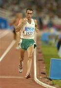 25 August 2004; Ireland's Mark Carroll in action during his heat of the Men's 5000m. Olympic Stadium. Games of the XXVIII Olympiad, Athens Summer Olympics Games 2004, Athens, Greece. Picture credit; Brendan Moran / SPORTSFILE