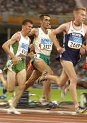25 August 2004; Ireland's Mark Carroll (2127) in action during his heat of the Men's 5000m. Olympic Stadium. Games of the XXVIII Olympiad, Athens Summer Olympics Games 2004, Athens, Greece. Picture credit; Brendan Moran / SPORTSFILE