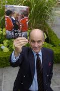 1 September 2004; David Elleray, who recently retired from refereeing, with his book &quot;The Man in the Middle&quot; during a visit to Ireland to promote the book, Merrion Hotel, Upper Merrion St., Dublin. Picture credit; Brian Lawless / SPORTSFILE