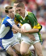 29 August 2004; Killian Young, Kerry, in action against Joe Delaney, Laois. All-Ireland Minor Football Championship Semi-Final, Kerry v Laois, Croke Park, Dublin. Picture credit; Ray McManus / SPORTSFILE