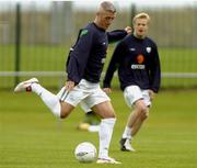 2 September 2004; Graham Kavanagh, Republic of Ireland, in action during squad training. Malahide FC, Malahide, Co. Dublin. Picture credit; Matt Browne / SPORTSFILE