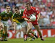 29 August 2004; Paddy Bradley, Derry. Bank of Ireland Senior Football Championship Semi-Final, Derry v Kerry, Croke Park, Dublin. Picture credit; Brian Lawless / SPORTSFILE