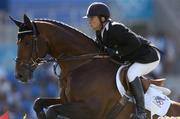 27 August 2004; Daniel Meech of New Zealand on Diagonal in action during the 1st round of the Individual Jumping Competition. Markopoulo Olympic Equestrian Centre. Games of the XXVIII Olympiad, Athens Summer Olympics Games 2004, Athens, Greece. Picture credit; Brendan Moran / SPORTSFILE