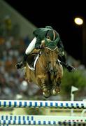 27 August 2004; Ireland's Kevin Babington on Carling King in action during the 2nd and final round of the Individual Jumping Competition. Markopoulo Olympic Equestrian Centre. Games of the XXVIII Olympiad, Athens Summer Olympics Games 2004, Athens, Greece. Picture credit; Brendan Moran / SPORTSFILE