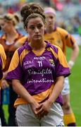 29 September 2013; A dejected Ellen O'Brien, Wexford, after the game. TG4 All-Ireland Ladies Football Junior Championship Final, Offaly v Wexford, Croke Park, Dublin. Photo by Sportsfile