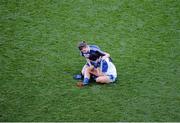 29 September 2013; Monaghan's Cathriona McConnell is consoled by team-mate Eileen McElroy after missing a last minute free. TG4 All-Ireland Ladies Football Senior Championship Final, Cork v Monaghan, Croke Park, Dublin. Picture credit: Ray McManus / SPORTSFILE
