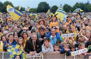 29 September 2013; Clare supporters during the homecoming celebrations of the All-Ireland Senior Hurling Champions. Tim Smythe Park, Ennis, Co. Clare. Picture credit: Diarmuid Greene / SPORTSFILE