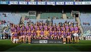 29 September 2013; The Wexford squad. TG4 All-Ireland Ladies Football Junior Championship Final, Offaly v Wexford, Croke Park, Dublin. Picture credit: Brendan Moran / SPORTSFILE