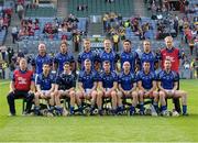 28 September 2013; The Munster team before a Super 11s Hurling Exhibition game. GAA Hurling All-Ireland Senior Championship Final Replay, Cork v Clare, Croke Park, Dublin. Picture credit: Ray McManus / SPORTSFILE