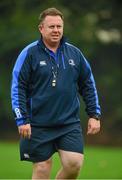 30 September 2013; Leinster head coach Matt O'Connor during squad training ahead of their Celtic League 2013/14 Round 5 game against Munster on Saturday. Leinster Rugby Squad Training & Press Briefing, Rosemount, UCD, Belfield, Dublin.  Picture credit: Barry Cregg / SPORTSFILE