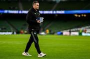 18 January 2025; Bath head coach Johann van Graan before the Investec Champions Cup Pool 2 match between Leinster and Bath at the Aviva Stadium in Dublin. Photo by Brendan Moran/Sportsfile
