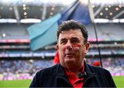 19 January 2025; Cuala supporter Des Cahill at the AIB GAA Football All-Ireland Senior Club Championship final match between Cuala and Errigal Ciarán at Croke Park in Dublin. Photo by Piaras Ó Mídheach/Sportsfile