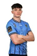 18 January 2025; Harry Curtis poses for a portrait during a UCD FC squad portraits session at the UCD Sports Centre in UCD, Dublin. Photo by Sam Barnes/Sportsfile
