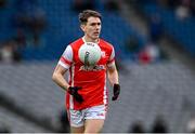 19 January 2025; Michael Fitzsimons of Cuala during the AIB GAA Football All-Ireland Senior Club Championship final match between Cuala and Errigal Ciarán at Croke Park in Dublin. Photo by Piaras Ó Mídheach/Sportsfile