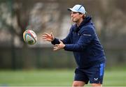 20 January 2025; Assistant coach Tyler Bleyendaal during Leinster Rugby squad training at Thornfield in Dublin. Photo by David Fitzgerald/Sportsfile