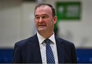 19 January 2025; Basketball Ireland Chief Executive John Feehan during the Basketball Ireland Paudie O'Connor National Cup final match between Killester and FloMAX Liffey Celtics at the National Basketball Arena in Tallaght, Dublin. Photo by Tyler Miller/Sportsfile