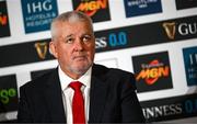 21 January 2025; Wales head coach Warren Gatland during the launch of the Guinness Six Nations Rugby Championship at Spazio Field in Rome, Italy. Photo by Ramsey Cardy/Sportsfile