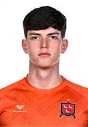 21 January 2025; Goalkeeper Dáithí Folan during a Dundalk FC squad portraits session at Oriel Park in Dundalk, Louth. Photo by Ben McShane/Sportsfile