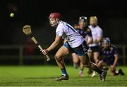 23 January 2025; Cillian Hackett of Maynooth University during the Electric Ireland Higher Education GAA Fitzgibbon Cup round two match between Dublin City University DÉ and Maynooth University at the Dublin City University Sportsgrounds in Dublin. Photo by Thomas Flinkow/Sportsfile