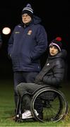 23 January 2025; Mary Immaculate College manager Jamie Wall in attendance during the Electric Ireland Higher Education GAA Fitzgibbon Cup round two match between Dublin City University DÉ and Maynooth University at the Dublin City University Sportsgrounds in Dublin. Photo by Thomas Flinkow/Sportsfile