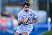 21 January 2025; James Brandon of Presentation College, Bray during the Bank of Ireland Leinster Rugby Boys Schools Fr Godfrey Cup semi-final match between Presentation College Bray and CBC Monkstown at Energia Park in Dublin. Photo by Tyler Miller/Sportsfile
