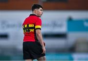 21 January 2025; Charlie Cave of CBC Monkstown during the Bank of Ireland Leinster Rugby Boys Schools Vinnie Murray Cup Semi-Final match between Presentation College Bray and CBC Monkstown at Energia Park in Dublin. Photo by Tyler Miller/Sportsfile