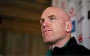 24 January 2025; Forwards coach Paul O'Connell during an Ireland Rugby media conference at The Campus in Quinta da Lago, Portugal. Photo by Brendan Moran/Sportsfile